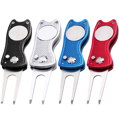 Metal Foldable Golf Divot Repair Tool