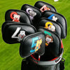 Portable PU Golf Club Iron Head Covers