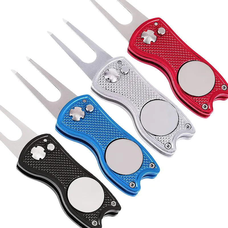 Metal Foldable Golf Divot Repair Tool