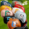 Portable PU Golf Club Iron Head Covers